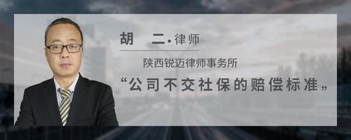 公司不交社保的赔偿标准