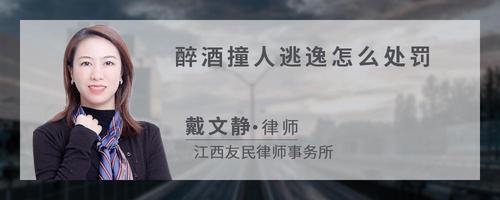 醉酒撞人逃逸怎么处罚