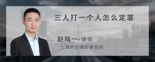 三人打一个人怎么定罪