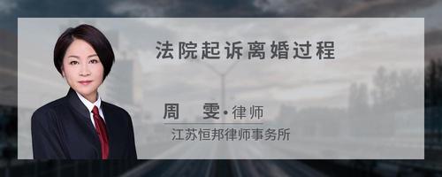 法院起诉离婚过程