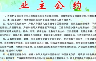 业主公约