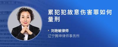 累犯犯故意伤害罪如何量刑