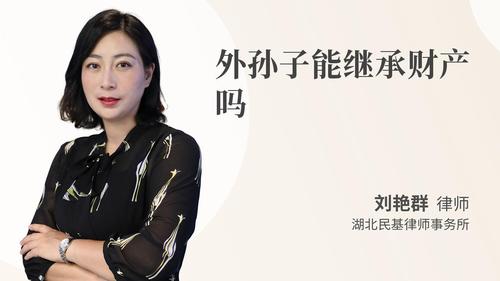 外孙子能继承财产吗