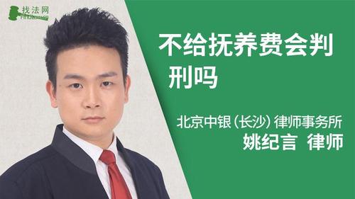 不给抚养费会判刑吗