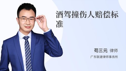 酒驾撞伤人赔偿标准