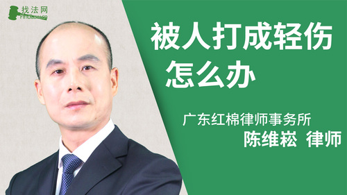 被人打成轻伤怎么办?
