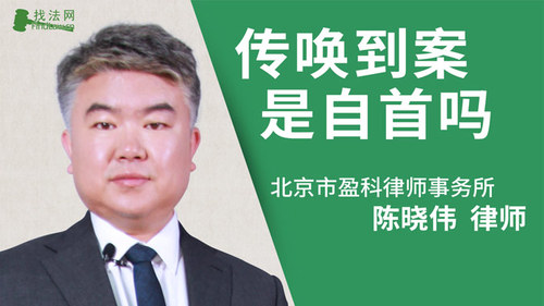 传唤到案是自首吗?