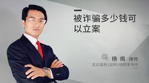 被诈骗多少钱可以立案