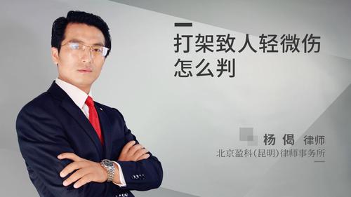 打架致人轻微伤怎么判