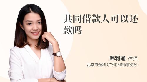 共同借款人可以还款吗