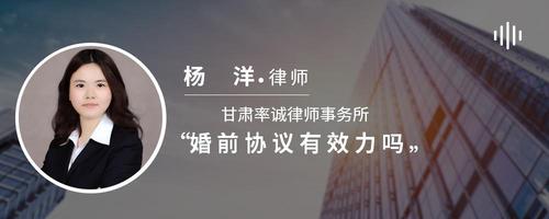 婚前协议有效力吗