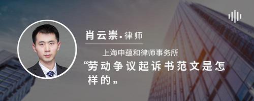 劳动争议起诉书范文是怎样的