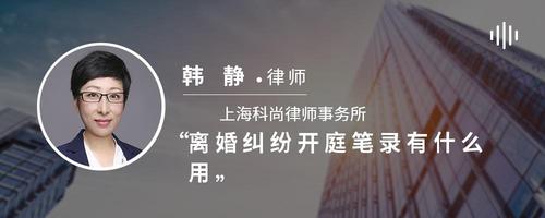 离婚纠纷开庭笔录有什么用