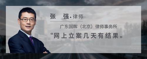 网上立案几天有结果