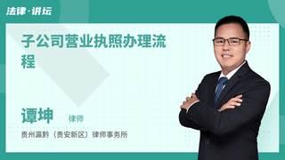 子公司营业执照办理流程