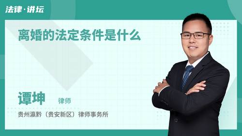 离婚的法定条件是什么