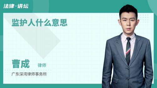 监护人什么意思