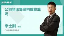 公司非法集资构成犯罪吗