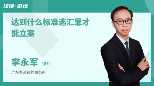 达到什么标准逃汇罪才能立案