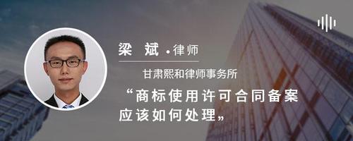 商标使用许可合同备案应该如何处理